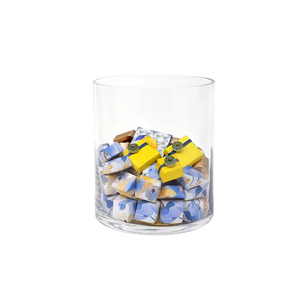 700g Clear Glass Bowl, Spring Chocolate Arrangement 