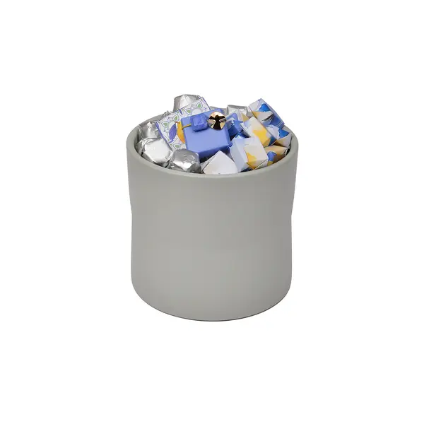 800g Grey Ceramic Bowl, Spring Chocolate Arrangement 