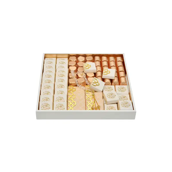 1200g White Wooden Tray, Hajj Collection