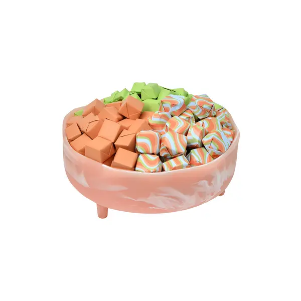1000g Colorful Resine Bowl, Summer Chocolate Arrangement