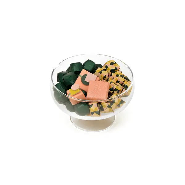 450g, Clear Glass Bowl, Fall Chocolate Arrangement