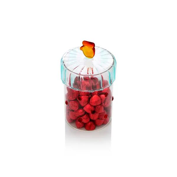 Sweet Candy Jar with 165g of Chocolates, Santa Collection