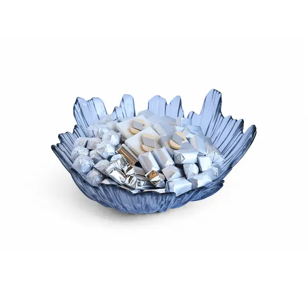 1040g, Grey glass bowl, Classic arrangement