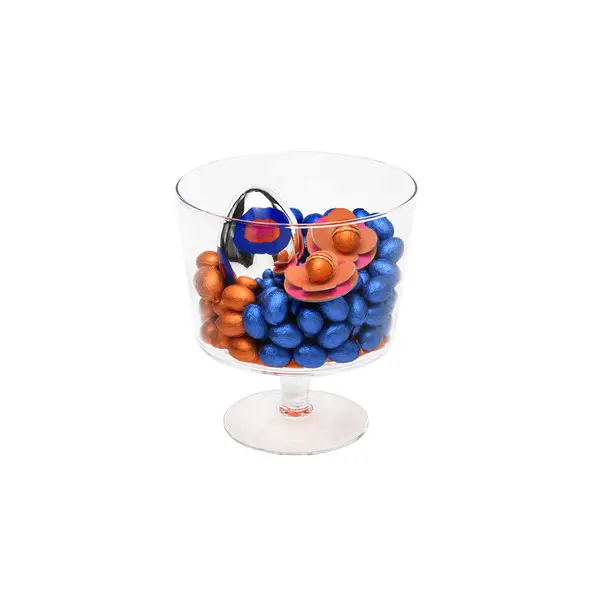 1100g, Clear footed glass bowl, Easter Arrangements