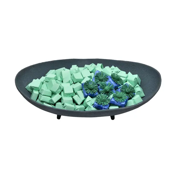 1850g, Metal Wide Bowl, Spring Chocolate Arrangement
