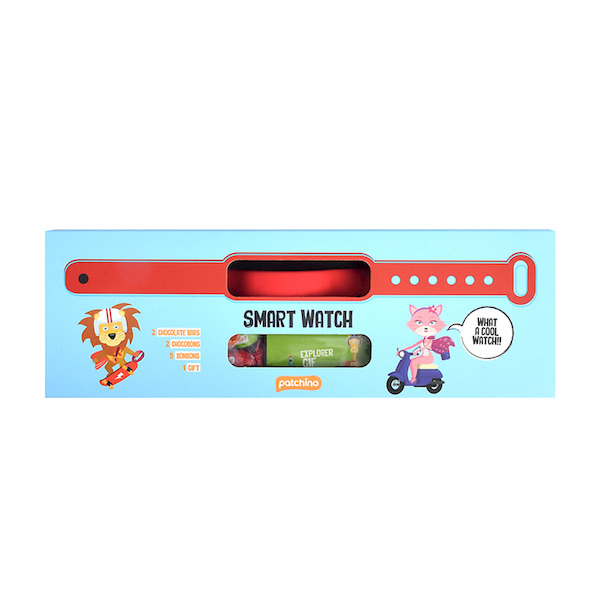 Smart Watch Gift with Candies Chocolate Bar and Chocobons
