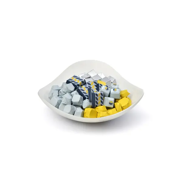 1350g, White resin Bowl, Fall Collection 