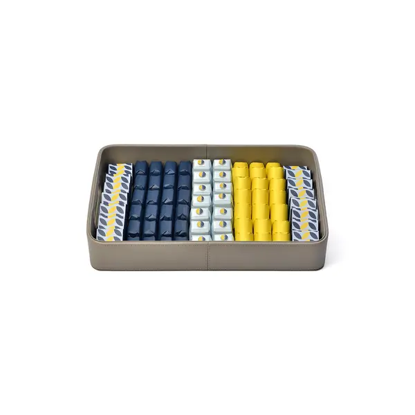 1150g, Grey Leather tray, Fall Collection