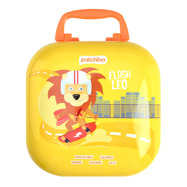 Box of 24 pieces Flash Leo Tin Bag