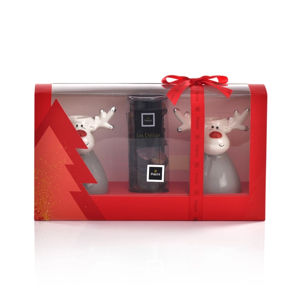 Reindeer Candleholders With Chocolates, 115g