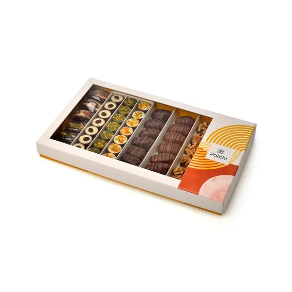 See-Through Box with 620g Tasali Selection, Eid Gift