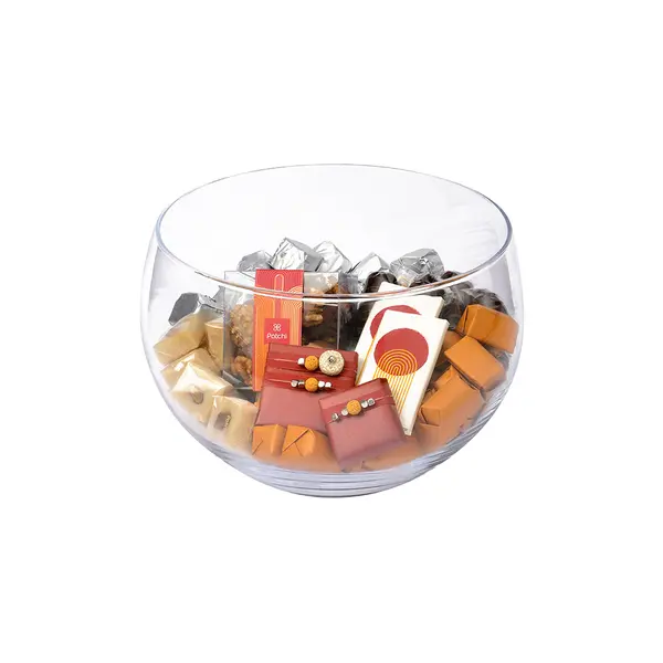 1100g Clear Glass Bowl, Ramadan Arrangement