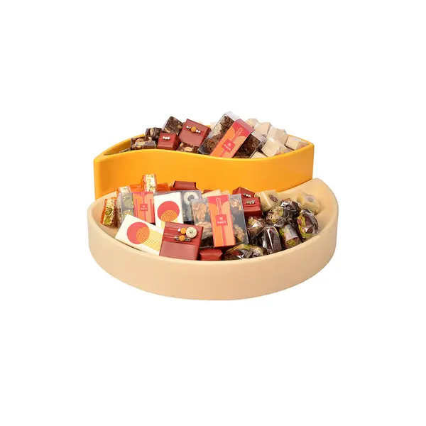 2300g Two-Part Ceramic Trays, Ramadan Arrangement
