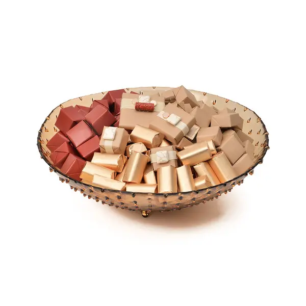 1400g Colored Glass Flared Bowl, Eid Arrangement