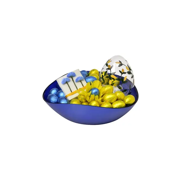 500g Colored Glass Bowl, Easter Arrangement