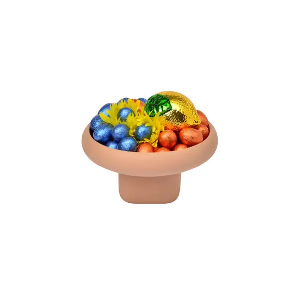 400g Ceramic Footed Bowl, Easter Arrangement