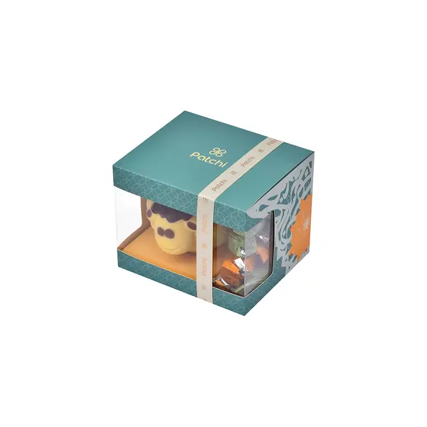 Box of 200g White Chocolate Sheep paired with Les Twist, Adha Chocolate Gift