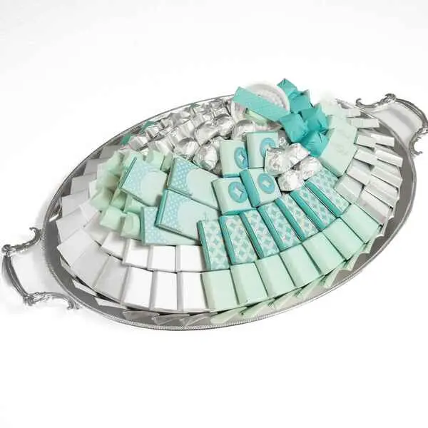 1345g Silver Tray, Adha Chocolate Arrangement