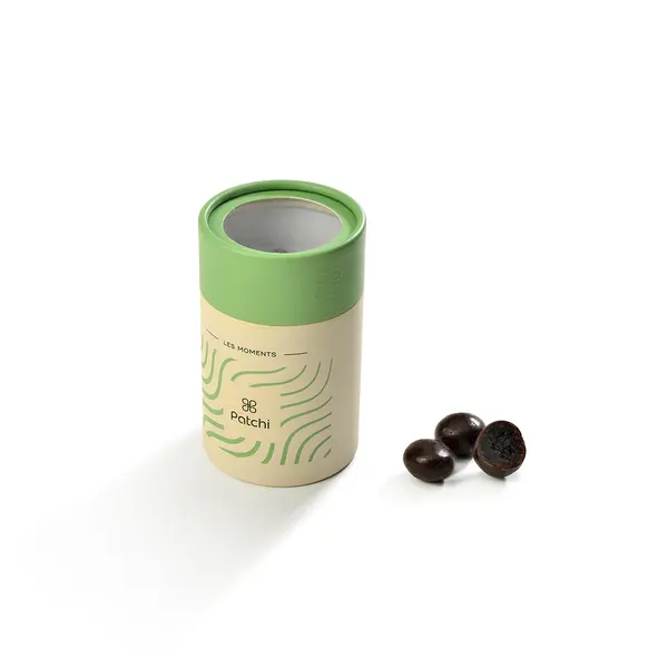 Box of 185g, Les Moments, Blueberry Dark