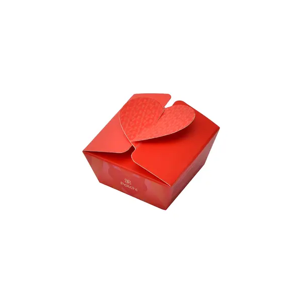 Carton Box of 3 Chocolate Hearts, Valentine's Collection