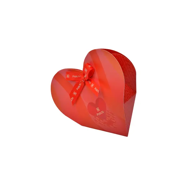 Heart Box of 6 Chocolate Hearts, Valentine's Collection
