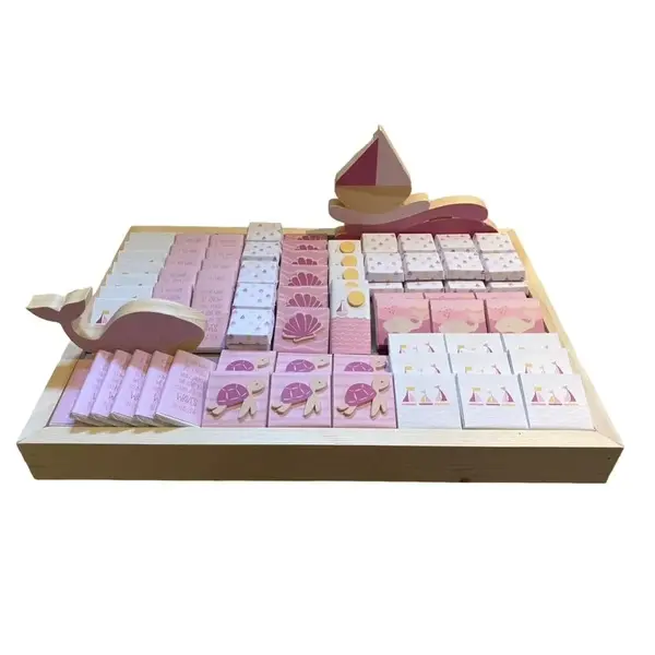 4lb Rectangular Chocolate Tray For Baby Girl