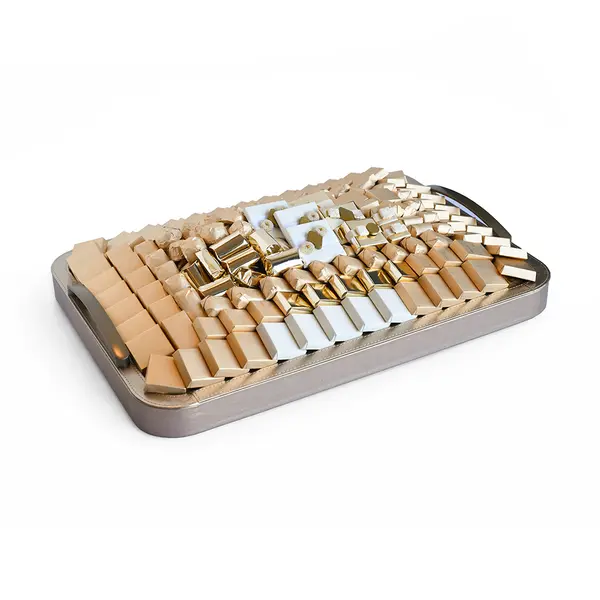 3200g, Leather tray, Classic Arrangement