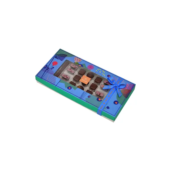 21 Pieces, box of Unwrapped Chocolate, Spring Collection