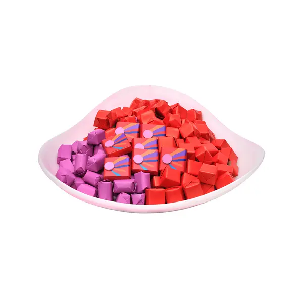 1500g, Resin Bowl, Summer Chocolate Arrangement 