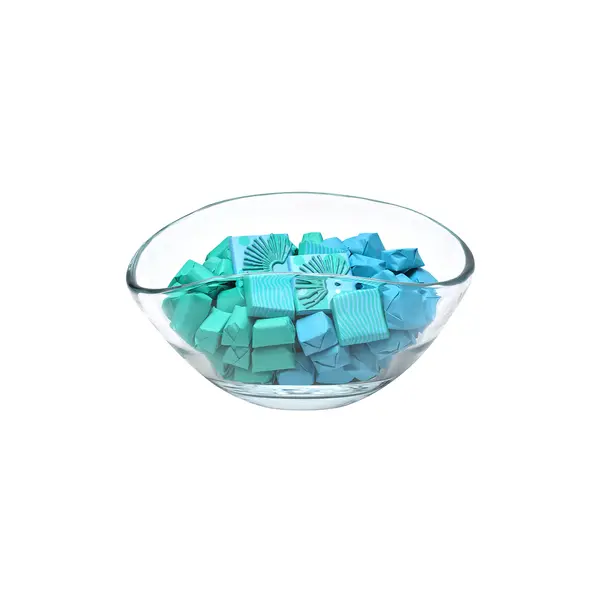 1215g, Clear Glass Bowl, Summer Chocolate Arrangement 