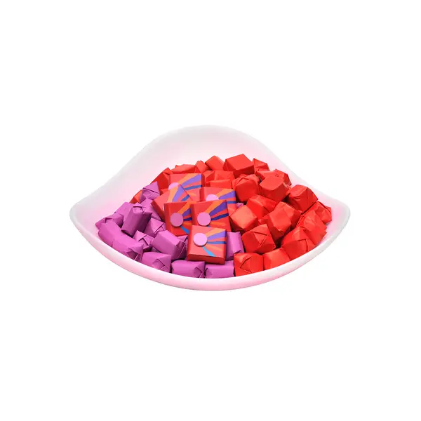 1175g, Resin Bowl, Summer Chocolate Arrangement 