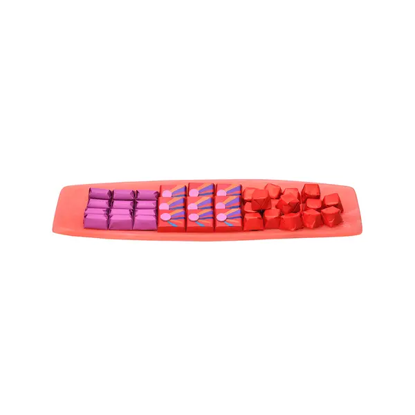 550g, Pink Resin Tray, Summer Chocolate Arrangement 