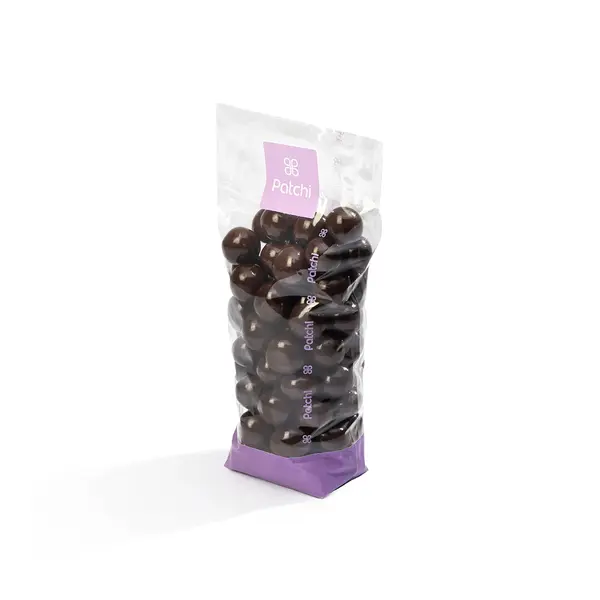 Bag of 250g, Les Dragées, Hazelnut Dark, No Added Sugar