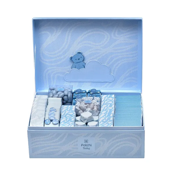1450g Blue Baby Boy Large Chocolate Box