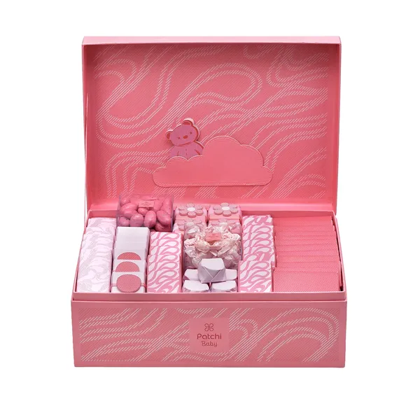 1450g Pink Baby Girl Large Chocolate Box