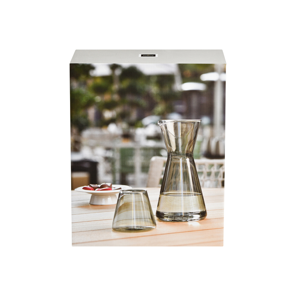 Grey Carafe And One Glass Cup Gift With 250g Of Dragées