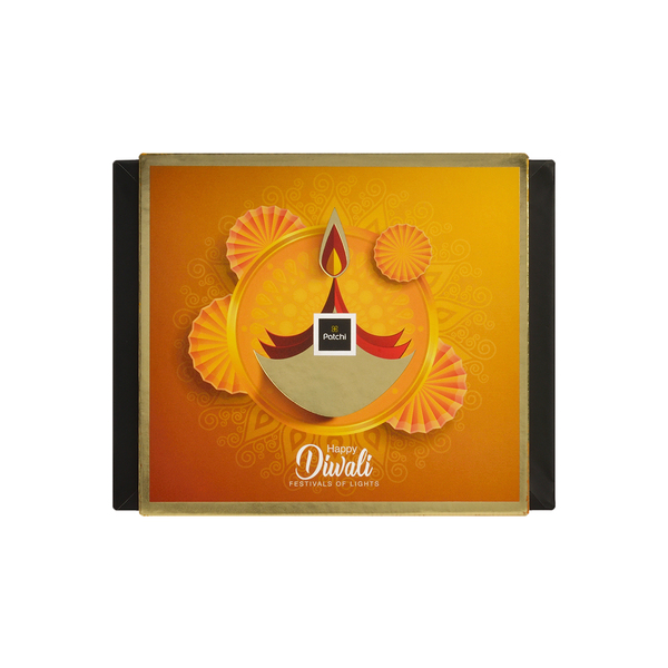 Box Of 12 Pieces, Magnetic Diya Design Diwali Chocolate Gift