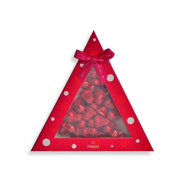 Tree Plate With 125g Chocolate Bells
