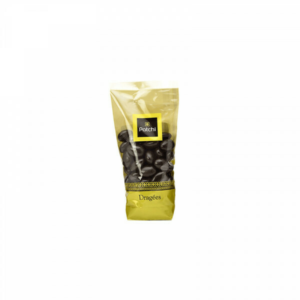 Sac de Dragées Amandes Chocolat Noir, 250g