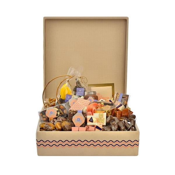 4450g Fabric-Enveloped Box with Colored Patterns, Ramadan Arrangement