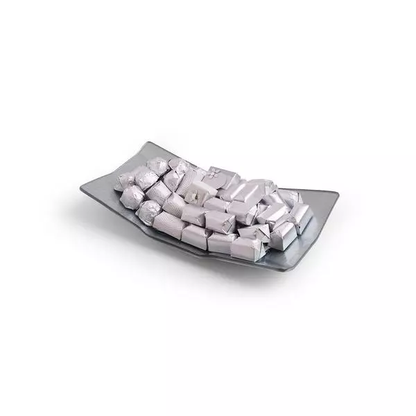 500g Silver Abstract Design Tray, Classic Arrangement