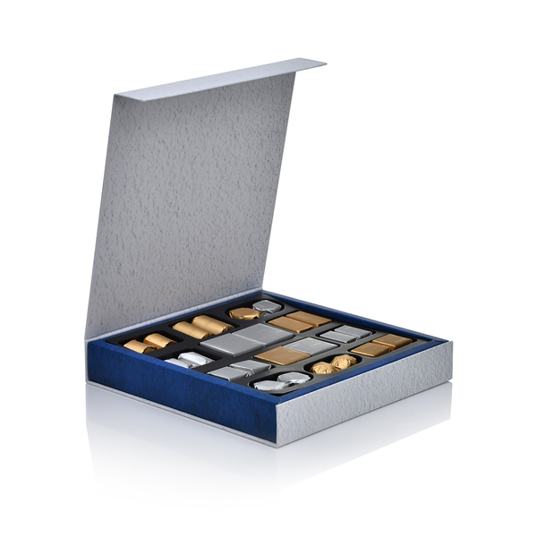 Magnetic Box Of 28 Pieces White Arabesque; Eid Gift