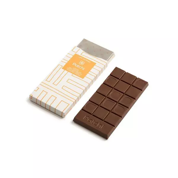 Milk Chocolate Bar With Crisped Rice & Hazelnut Pieces, Légère, 50g  