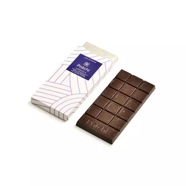 Dark Chocolate Bar With Almonds, Cordiale, No Added Sugar, 50g 