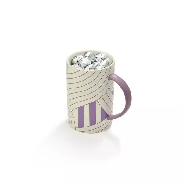 Purple Colored Captivating Mug With Milk and Dark Chocolate Sugar Free, 120g