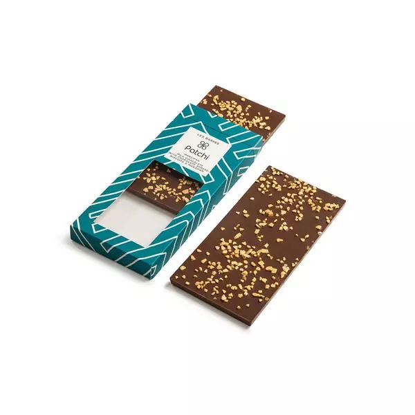 Milk Chocolate Bar With Chocolate Spread, Biscuits, & Marzipan, 100g