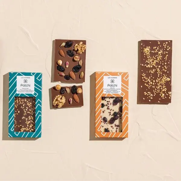 Milk Chocolate Bar With Chocolate Spread, Biscuits, & Marzipan, 100g