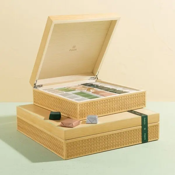 Wooden Box of 96 Pieces, L'iconique 