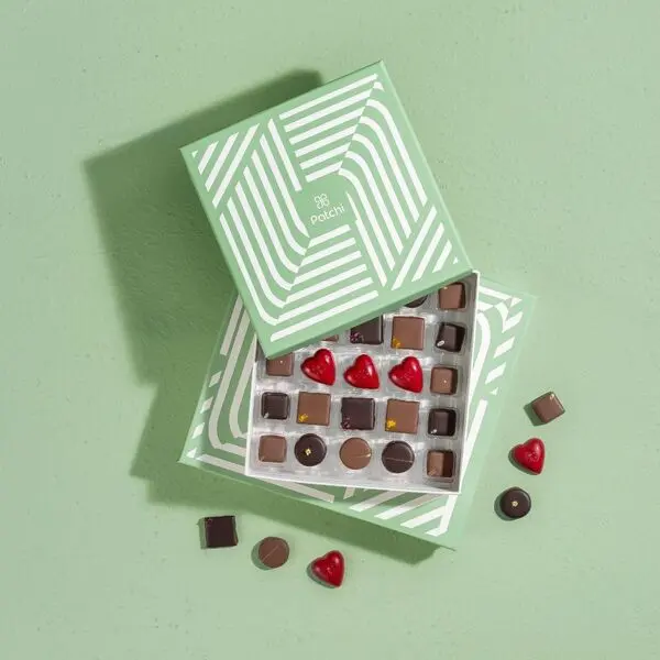 Box Of 84 Pieces, Unwrapped Chocolate