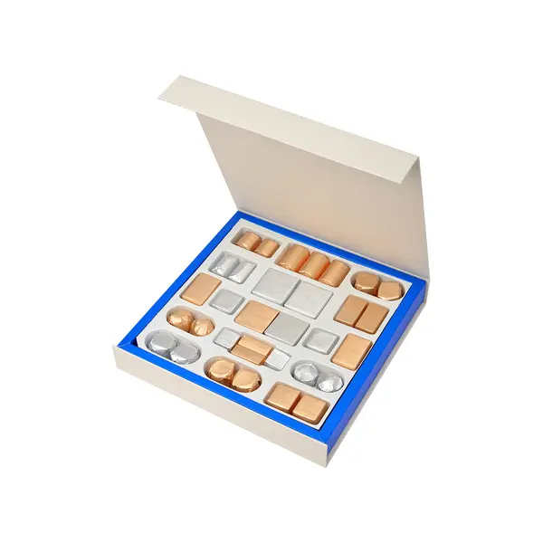 Floral Box of 39 Pieces of Chocolates, Spring Collection